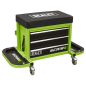 Mechanic's Utility Seat & Toolbox - Green