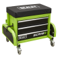 Mechanic's Utility Seat & Toolbox - Green