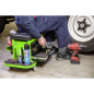 Mechanic's Utility Seat & Toolbox - Green