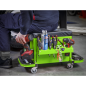 Mechanic's Utility Seat & Toolbox - Green