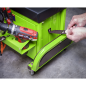 Mechanic's Utility Seat & Toolbox - Green