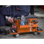 Mechanic's Utility Seat & Toolbox - Orange