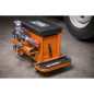 Mechanic's Utility Seat & Toolbox - Orange