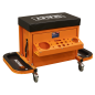 Mechanic's Utility Seat & Toolbox - Orange