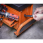 Mechanic's Utility Seat & Toolbox - Orange