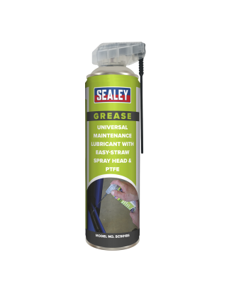 Universal Maintenance Lubricant with Easy-Straw Spray Head & PTFE 500ml