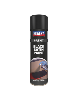 Black Satin Paint 500ml