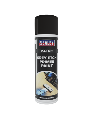 Grey Etch Primer Paint 500ml - Pack of 6