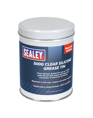 Silicone Clear Grease 500g Tin