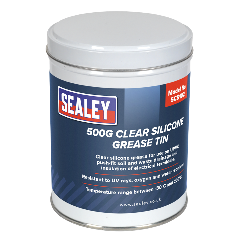 Silicone Clear Grease 500g Tin