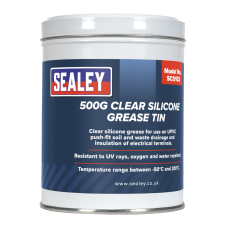 Silicone Clear Grease 500g Tin