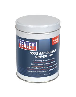 Red Rubber Grease 500g Tin