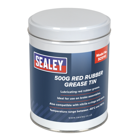 Red Rubber Grease 500g Tin