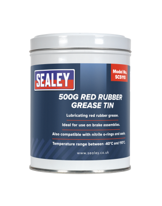 Red Rubber Grease 500g Tin