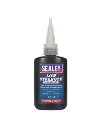 Thread Lock Low Strength 50ml Pack of 12