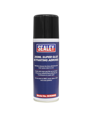 Super Glue Activateur Aérosol 200 ml Paquet de 6