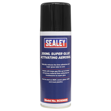 Super Glue Activateur Aérosol 200 ml Paquet de 6