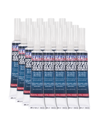 Super Glue Gel Anti-Goutte 20g Paquet de 20