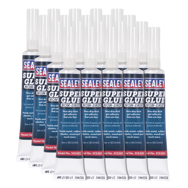 Super Glue Non-Drip Gel 20g Pack of 20