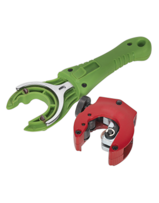 Ratcheting Pipe Cutter 2-in-1 Ø6-28mm