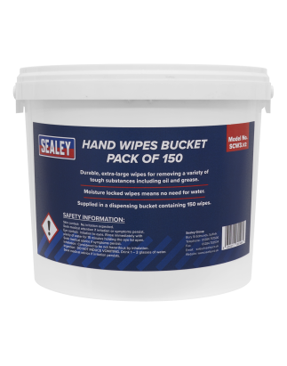 Hand Wipes Bucket - Pack of 150