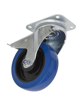 Castor Wheel Swivel Plate with Total Lock Ø160mm