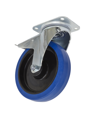 Castor Wheel Swivel Plate with Total Lock Ø200mm