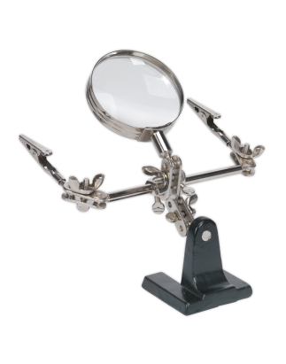 Mini Robot Soldering Stand with Magnifier