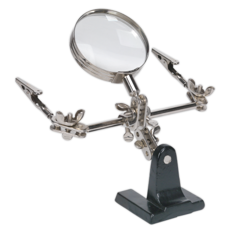 Mini Robot Soldering Stand with Magnifier