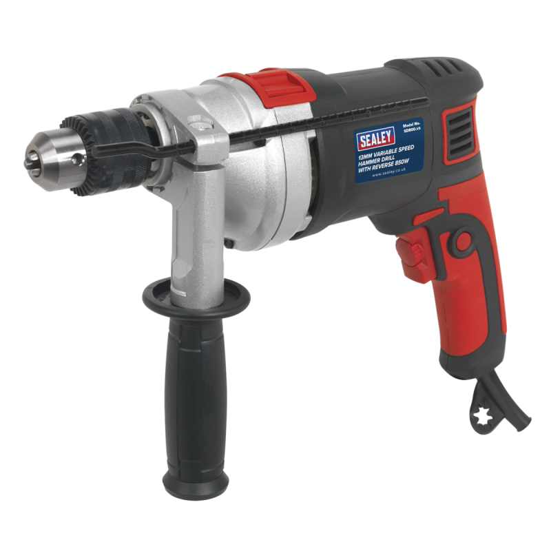 Hammer Drill Ø13mm Variable Speed with Reverse 850W/230V