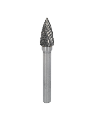 Tungsten Carbide Rotary Burr Arc Pointed Nose 10mm