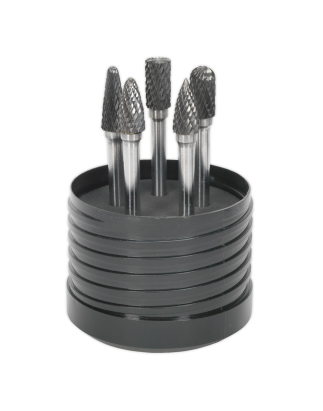 Tungsten Carbide Rotary Burr Set 5pc