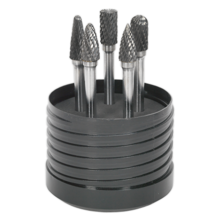 Tungsten Carbide Rotary Burr Set 5pc