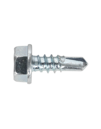 Self-Drilling Screw 4.2 x 13mm Hex Head Zinc Pack of 100