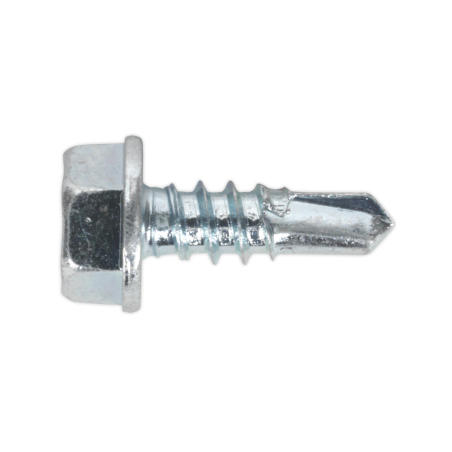 Self-Drilling Screw 4.2 x 13mm Hex Head Zinc Pack of 100