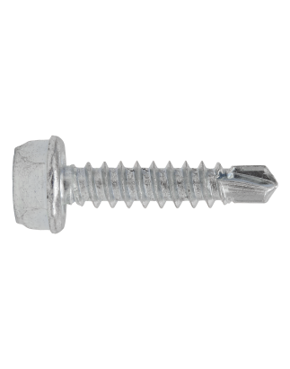 Self-Drilling Screw 4.2 x 19mm Hex Head Zinc Pack of 100