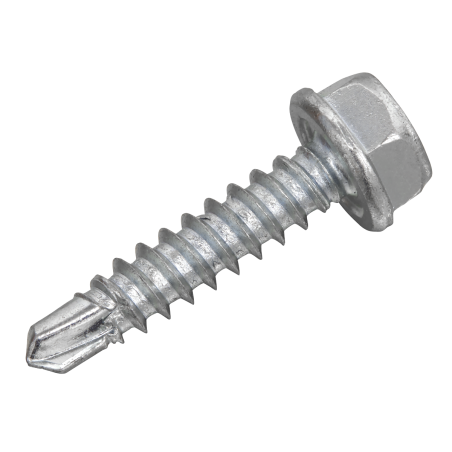 Self-Drilling Screw 4.2 x 19mm Hex Head Zinc Pack of 100