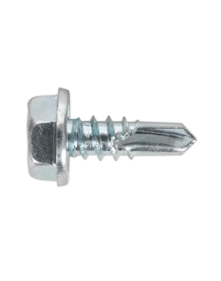 Self-Drilling Screw 4.8 x 13mm Hex Head Zinc Pack of 100