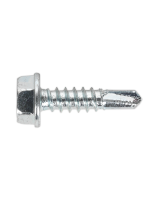 Self-Drilling Screw 4.8 x 19mm Hex Head Zinc Pack of 100