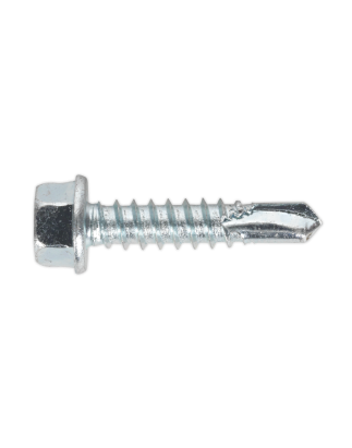 Self-Drilling Screw 5.5 x 25mm Hex Head Zinc Pack of 100