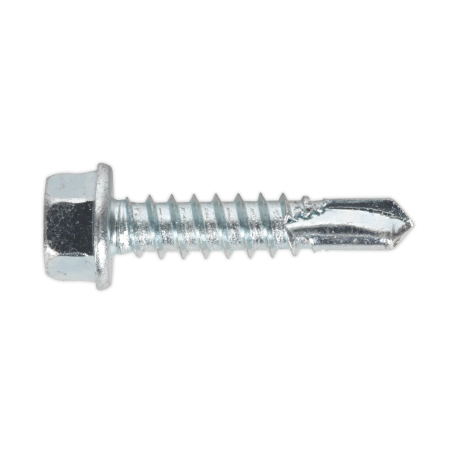 Self-Drilling Screw 5.5 x 25mm Hex Head Zinc Pack of 100