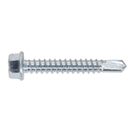 Self-Drilling Screw 5.5 x 38mm Hex Head Zinc Pack of 100