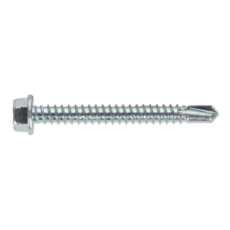 Self-Drilling Screw 5.5 x 50mm Hex Head Zinc Pack of 100