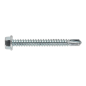 Self-Drilling Screw 5.5 x 50mm Hex Head Zinc Pack of 100