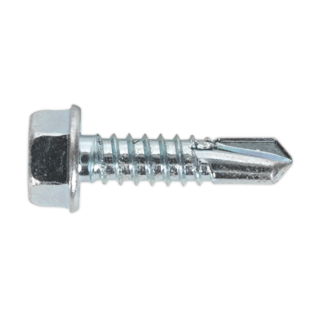 Self-Drilling Screw 6.3 x 25mm Hex Head Zinc Pack of 100