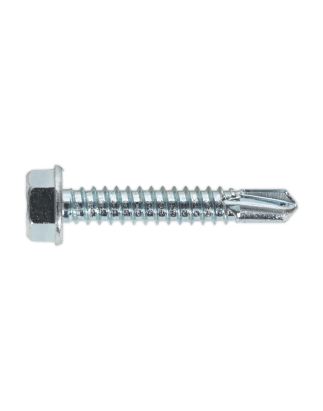 Self-Drilling Screw 6.3 x 38mm Hex Head Zinc Pack of 100