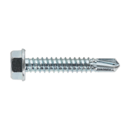 Self-Drilling Screw 6.3 x 38mm Hex Head Zinc Pack of 100