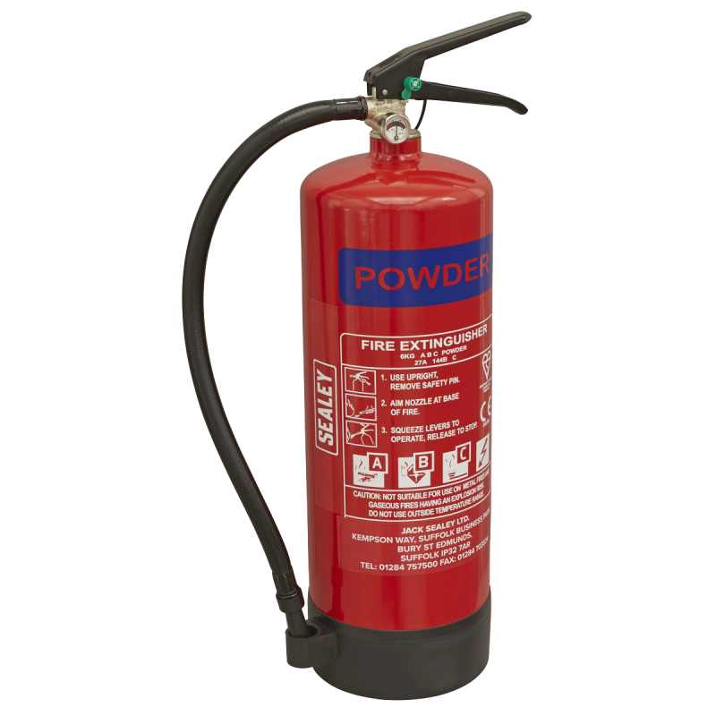 Dry Powder Fire Extinguisher 6kg