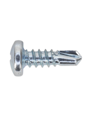 Self-Drilling Screw 4.2 x 13mm Pan Head Phillips Zinc Pack of 100