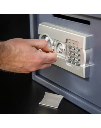 Electronic Combination Security Safe with Deposit Slot 350 x 250 x 250mm